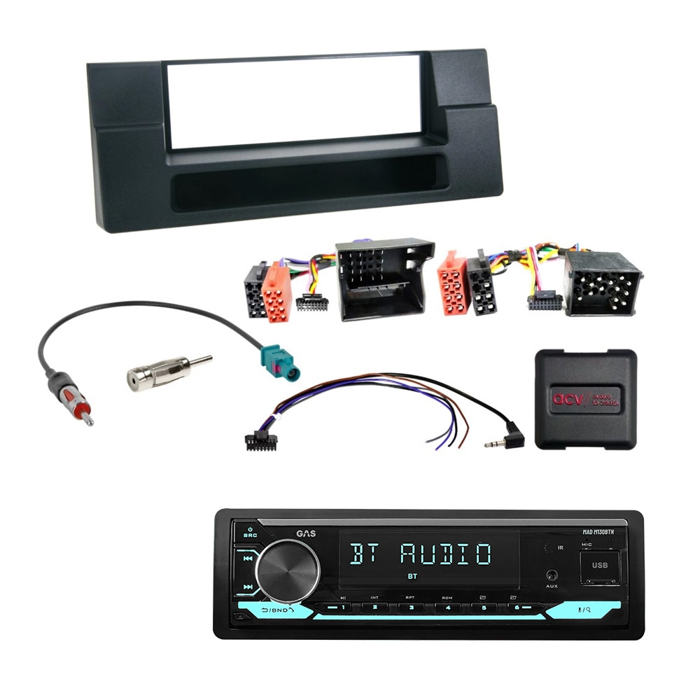 GAS MAD M130-BTN Auto-Stereo-Paket für BMW E39/X5