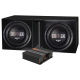 2er-Pack EDP122SPL-E3 im Bassreflexgehäuse mit MAX PA1-3000.1DZ2, 2x12 Basspaket 2er-Pack EDP122SPL-E3 im Bassreflexgehäuse mit MAX PA1-3000.1DZ2, 2x12 Basspaket