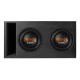 Bassreflex-Comp-Gehäuse 2x12 Zoll mit 2 Stk. EDGE EDX12D2-E3 Bassreflex-Comp-Gehäuse 2x12 Zoll mit 2 Stk. EDGE EDX12D2-E3