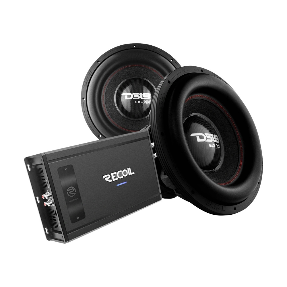 2er-Pack DS18 EXL-XX15.4DHE mit Recoil DII 5000.1, 2x15
