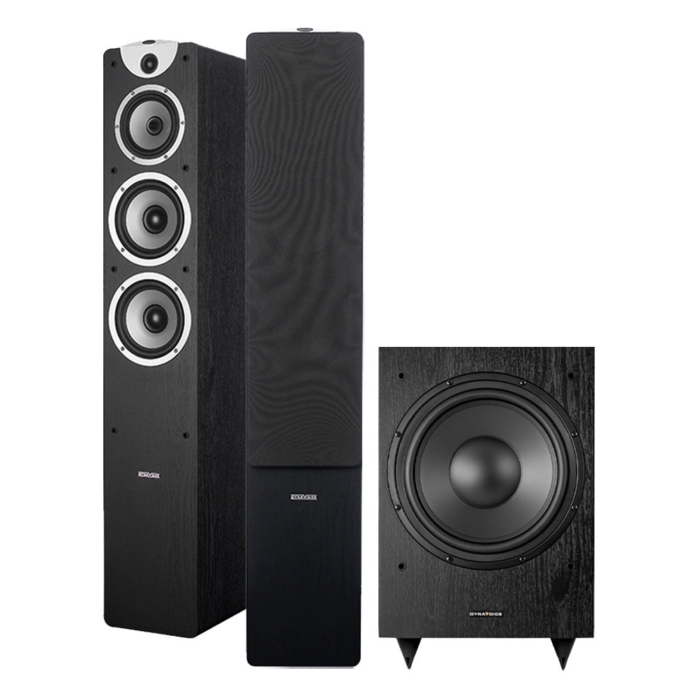 Dynavoice Magic F-7 & MW10 Lautsprecherpaket 2.1, schwarz