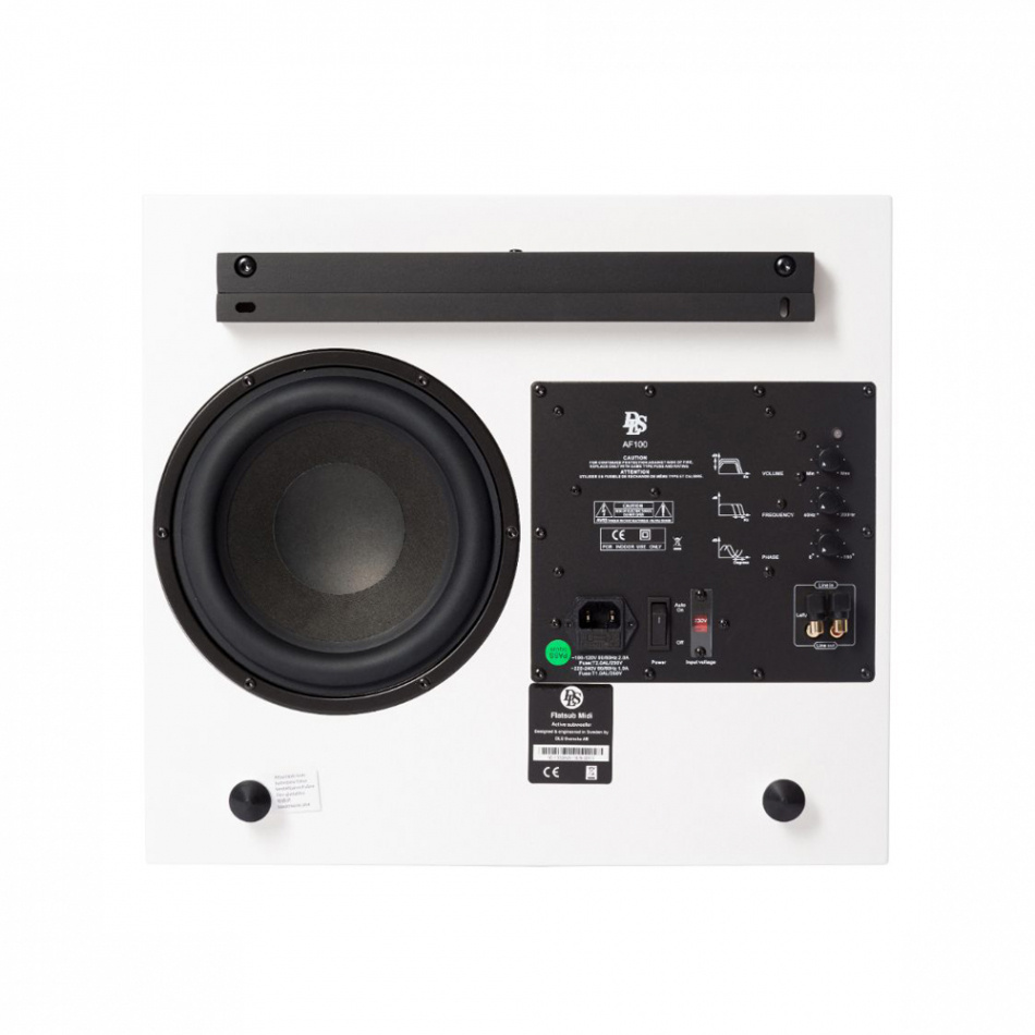 DLS Flatbox Midi On-Wall Lautsprecherpaket 2.1, weiß
