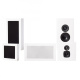 DLS Flatbox Midi v2 On-Wall Lautsprecherpaket 5.0, weiß DLS Flatbox Midi v2 On-Wall Lautsprecherpaket 5.0, weiß