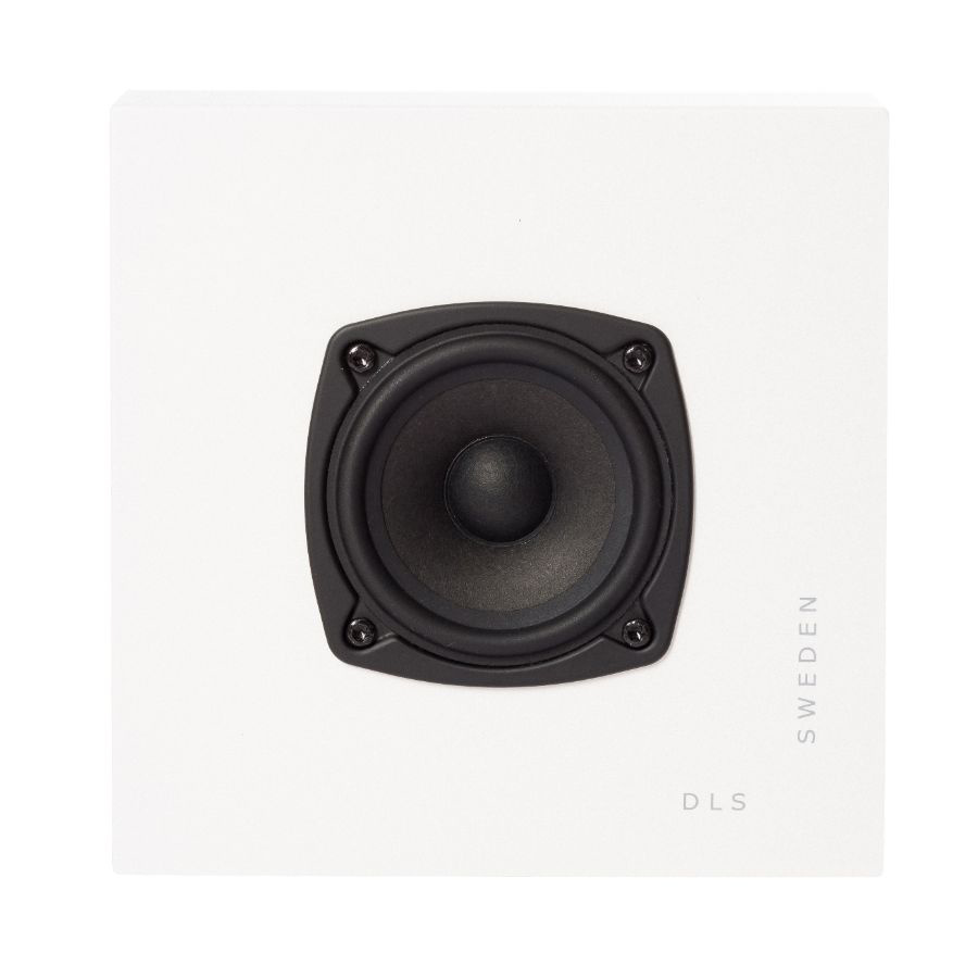 Yamaha RX-V4A & DLS Flatbox Mini On-Wall Heimkino-Set 5.0, weiß