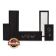 DLS Flatbox XL On-Wall Lautsprecherpaket 5.0, schwarz DLS Flatbox XL On-Wall Lautsprecherpaket 5.0, schwarz