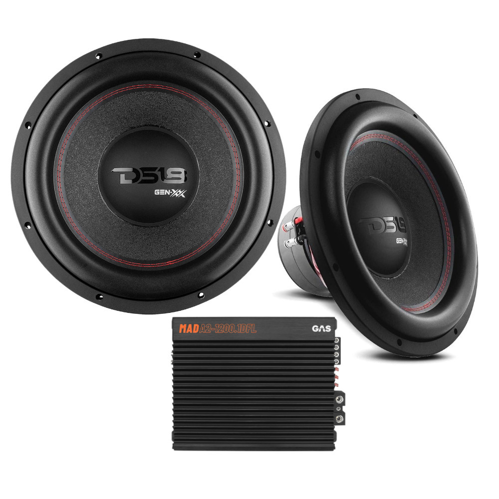 2er-Pack DS18 GEN-XX15.4DHE & GAS MAD A2-1200.1DFL, Basspaket