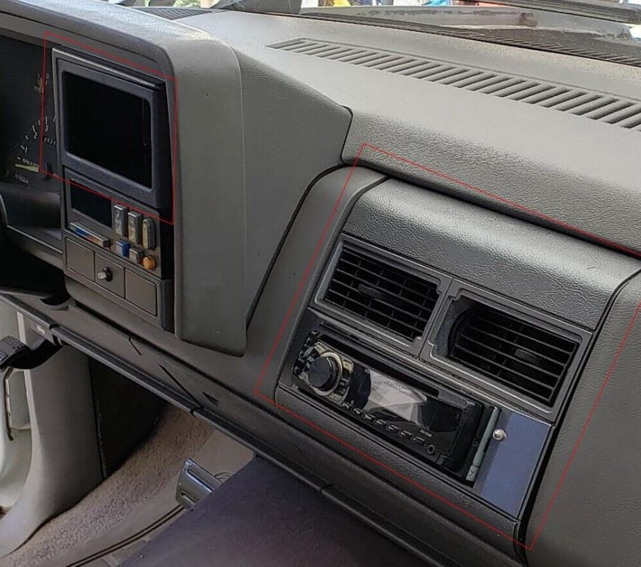 1-DIN-Installationspaket, Chevrolet/GM 1988-1994
