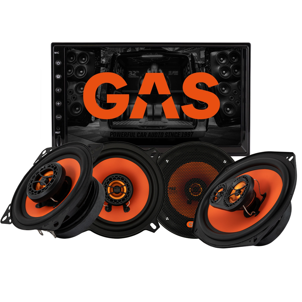 GAS GMV651BT & GAS MAD X1-Lautsprecher, Car-Audio-Paket