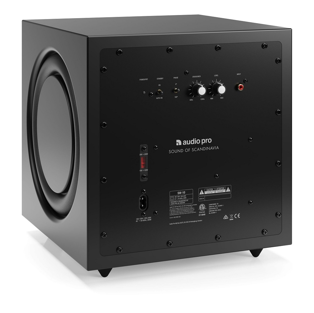 Onkyo GX-30ARC mit Audio Pro SW-10 aktivem 2.1 Lautsprecherpaket, schwarz