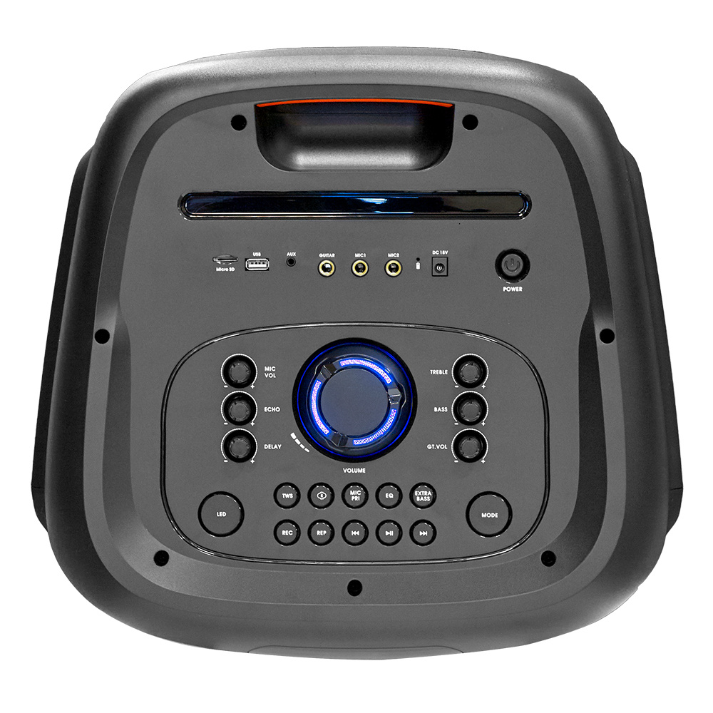 2er-Pack Arcsound HAZE XXL, schwerer Partylautsprecher mit drahtlosem Mikrofon und Bluetooth