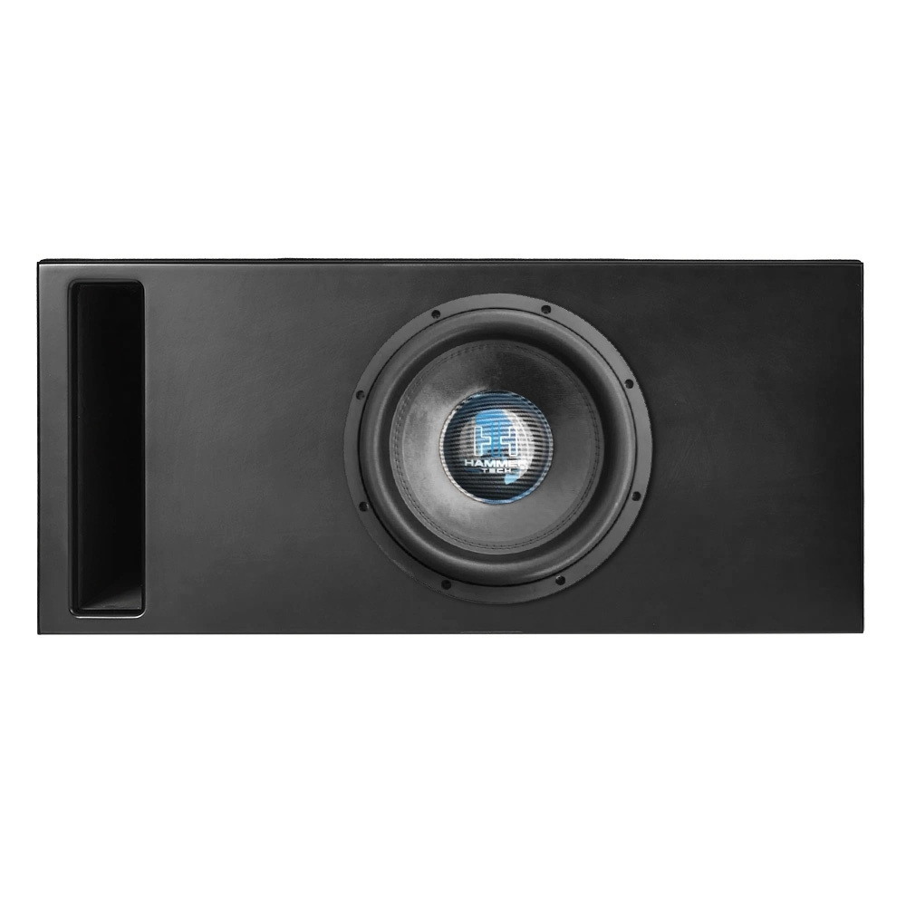 Bassreflex-1x12-Zoll-Subwoofergehäuse mit Hammer Tech HCU12D2
