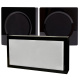 DLS Flatbox D-One & Flatsub Stereo One 2.1, On-Wall Klavierlackschwarz DLS Flatbox D-One & Flatsub Stereo One 2.1, On-Wall Klavierlackschwarz
