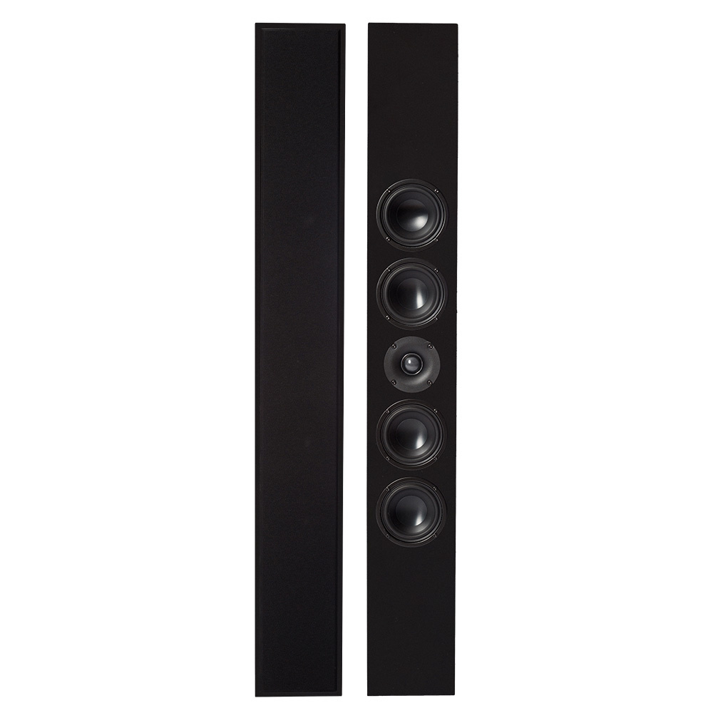 2er-Set DLS Flatbox Slim XL On-Wall, mattschwarz