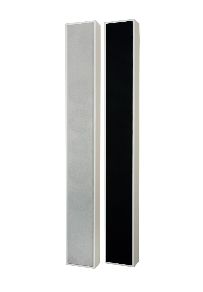 2er-Set DLS Flatbox Slim XL On-Wall-Lautsprecher, mattweiß