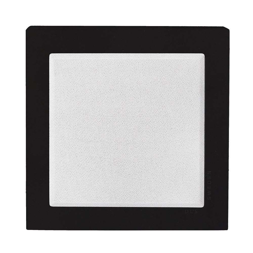 2er-Set DLS Flatbox Mini On-Wall-Lautsprecher, mattschwarz