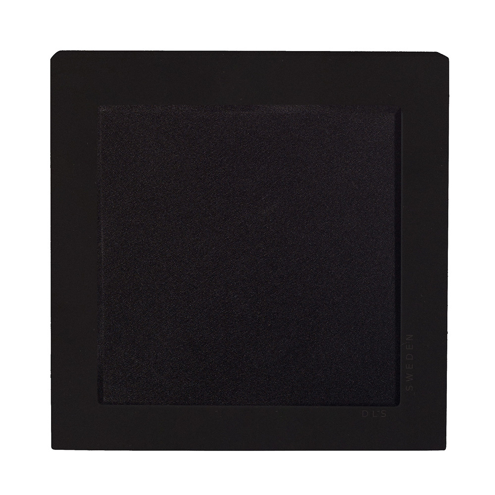 2er-Set DLS Flatbox Mini On-Wall-Lautsprecher, mattschwarz