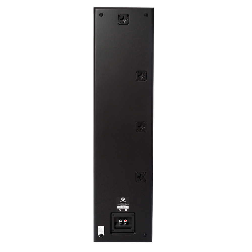 2er-Set DLS Flatbox XXL On-Wall-Lautsprecher, mattschwarz