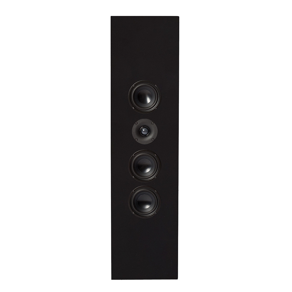 2er-Set DLS Flatbox XXL On-Wall-Lautsprecher, mattschwarz