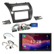 JVC KW-M695DBW Auto-Stereo-Paket für Honda Civic 2006-2011 JVC KW-M695DBW Auto-Stereo-Paket für Honda Civic 2006-2011