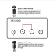 Dayton Audio HTA100 & Dynavoice DM-6II in Eiche, Stereo-Set Dayton Audio HTA100 & Dynavoice DM-6II in Eiche, Stereo-Set