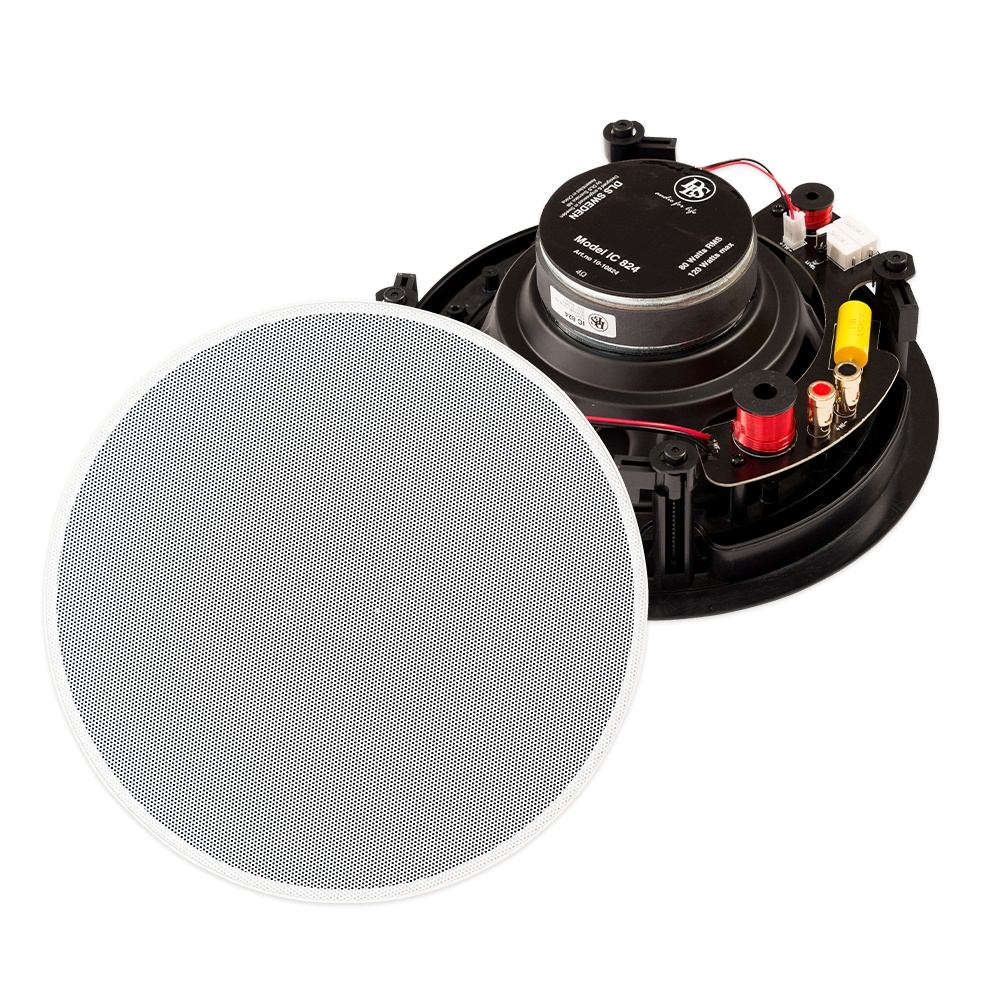 4er-Pack DLS IC 824 mit System One SC4B Lautsprecherumschalter