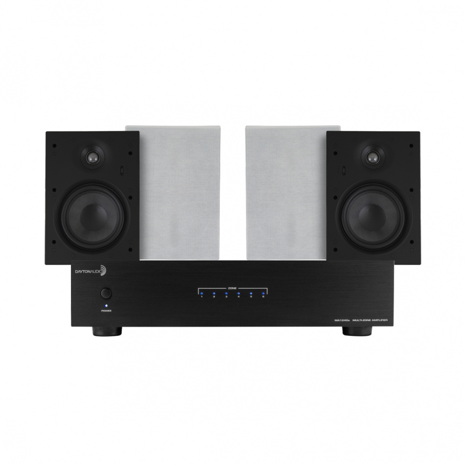 Dayton Audio MA1240 & 2 Paar System One IW690 Einbaulautsprecher