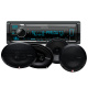 Kenwood KMM-BT358 & Rockford Fosgate Prime-Lautsprecher, Car-Audio-Paket Kenwood KMM-BT358 & Rockford Fosgate Prime-Lautsprecher, Car-Audio-Paket