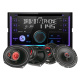 JVC KW-DB95BT & Bass Habit Play-Lautsprecher, Car-Audio-Paket JVC KW-DB95BT & Bass Habit Play-Lautsprecher, Car-Audio-Paket