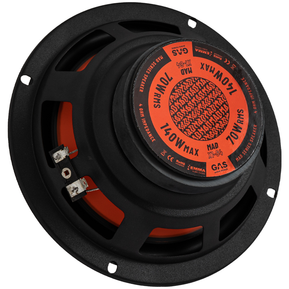JVC KW-M180BT & GAS MAD X1-Lautsprecher, Car-Audio-Paket