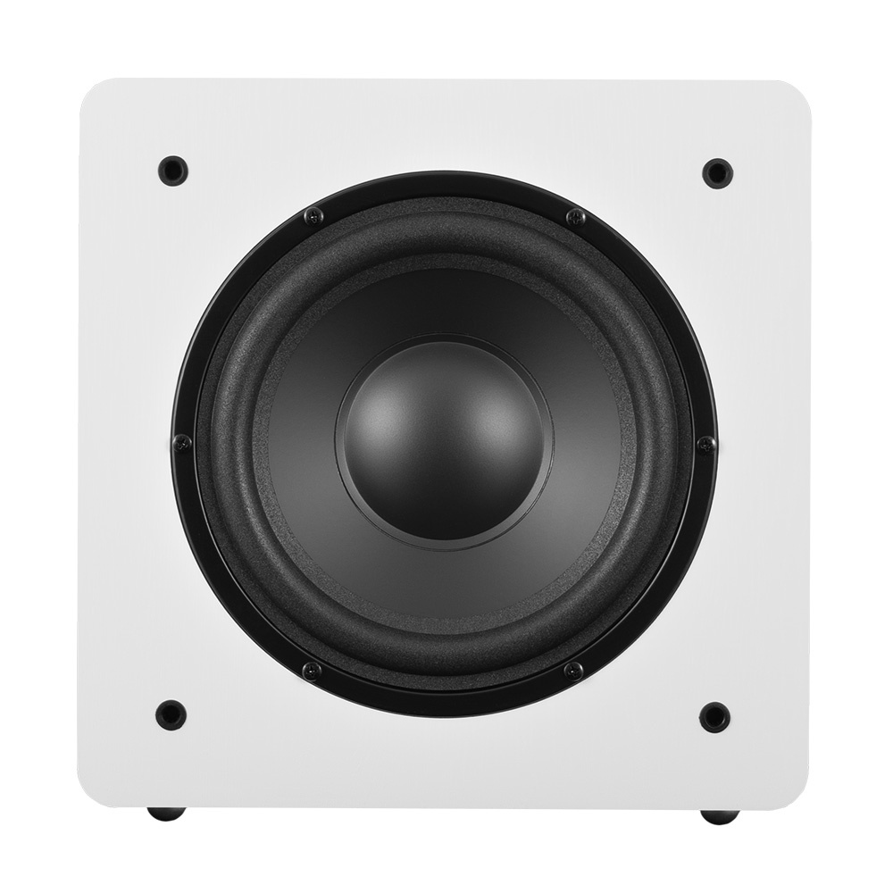 Dynavoice Magic LCR-4 mit Challenger Sub 8 2.1 Lautsprecherpaket, weiß