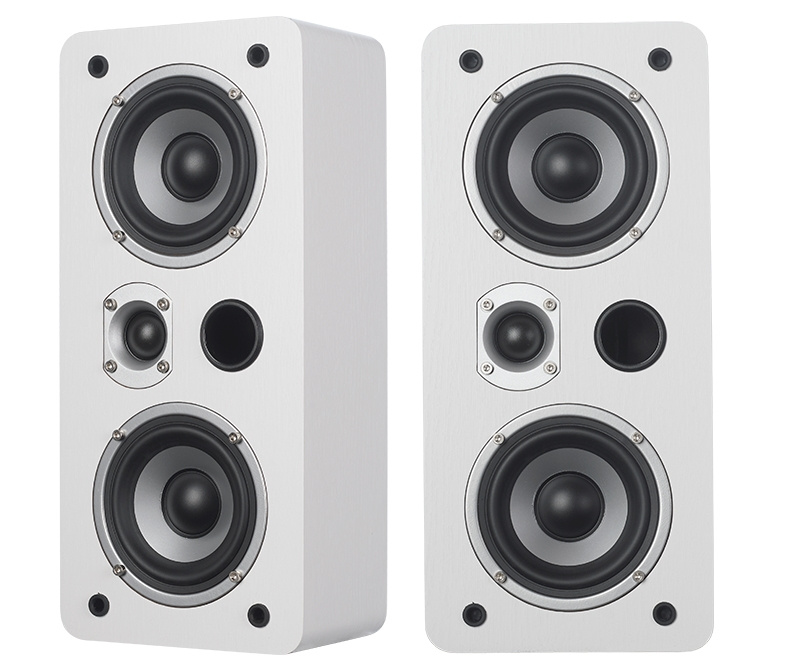 Dynavoice Magic LCR-4 mit Challenger Sub 8 2.1 Lautsprecherpaket, weiß