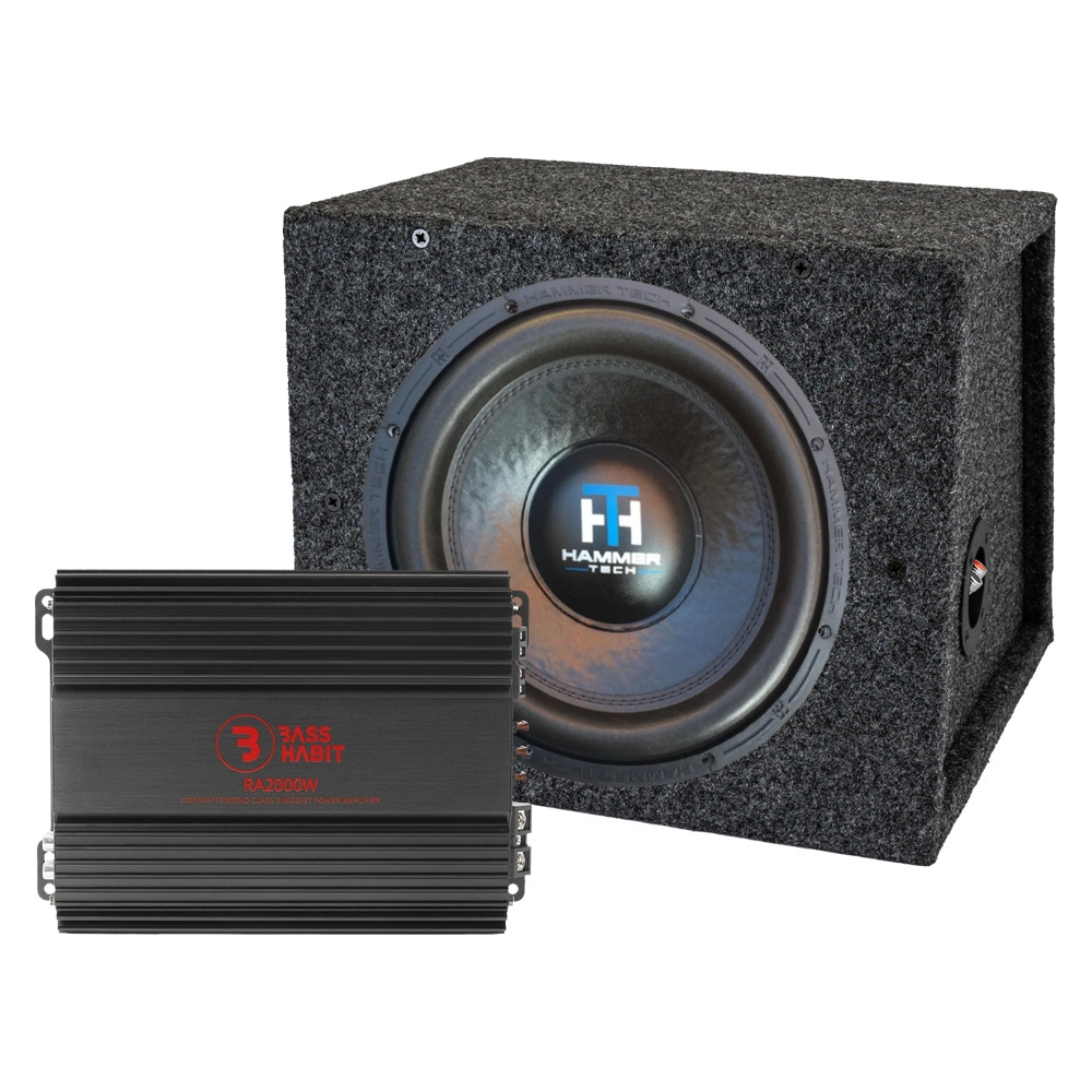 Hammer Tech LCW12V2D4 mit RA2000W, 1x12 Basspaket als Bausatz