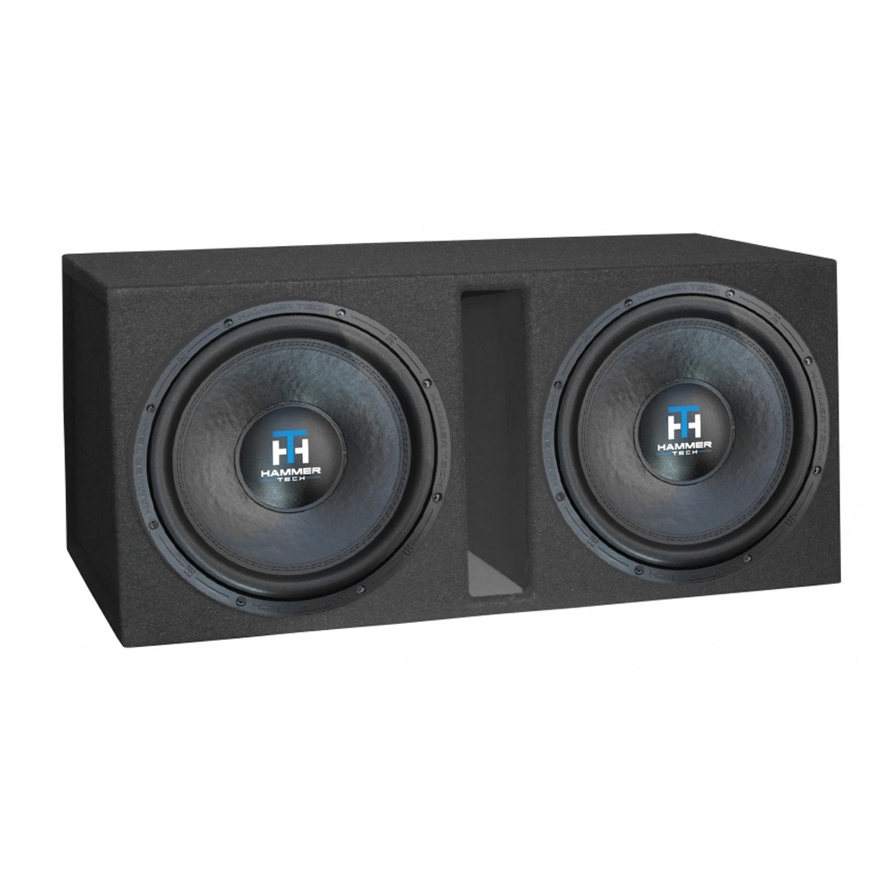 Portierte 2x15-Zoll-Subwooferbox mit 2x Hammer Tech LCW15V2D4