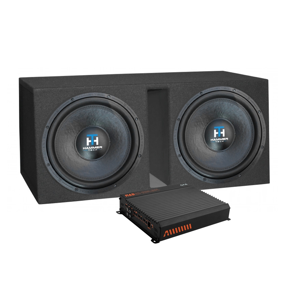 2x15 Basspaket mit Hammer Tech LCW15V2D4 in Box mit Endstufe