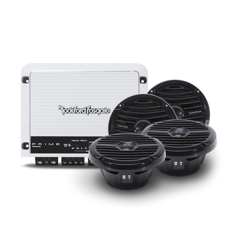 2 Paar Rockford Fosgate RM1652 & M400-4D