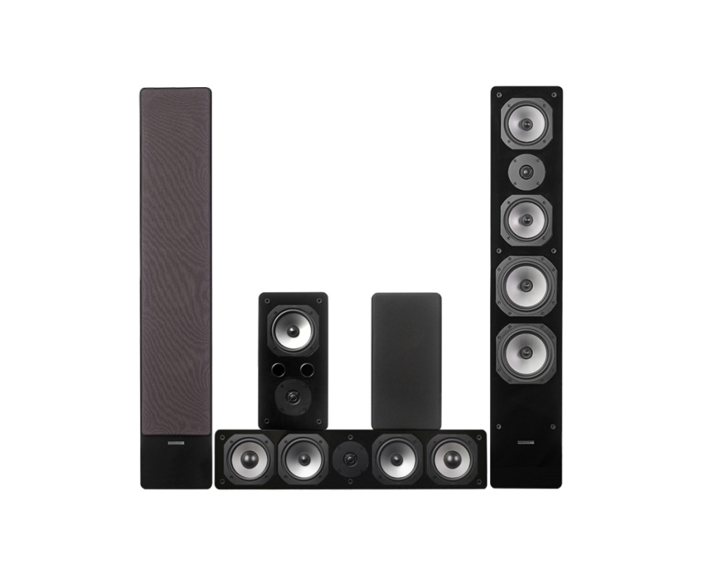 Dynavoice Challenger M-65 EX mit Center und Surround, 5.0-Lautsprecherpaket