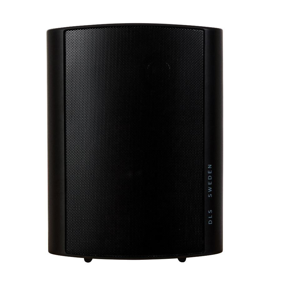 Dayton Audio MA1260 & 2 Paar schwarze DLS MB6i für das Fitnessstudio oder die Terrasse
