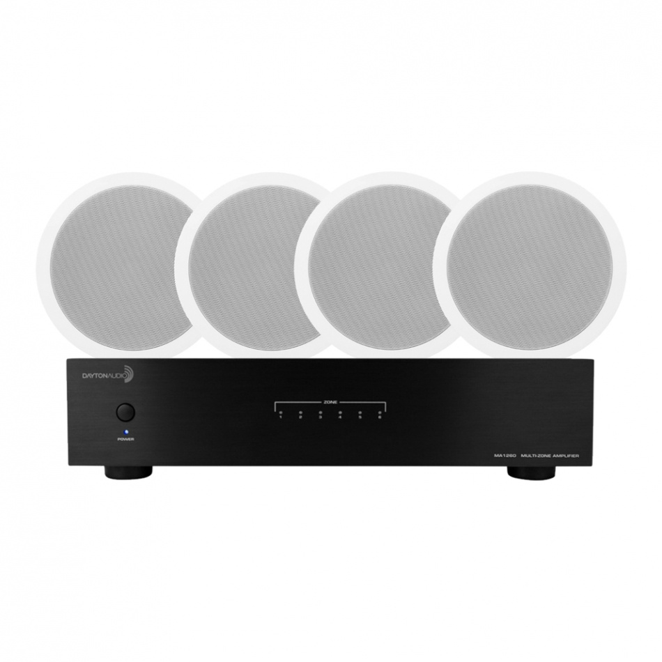 Dayton Audio MA1260 & 2 Paar System One IC820, Multiroom-Paket