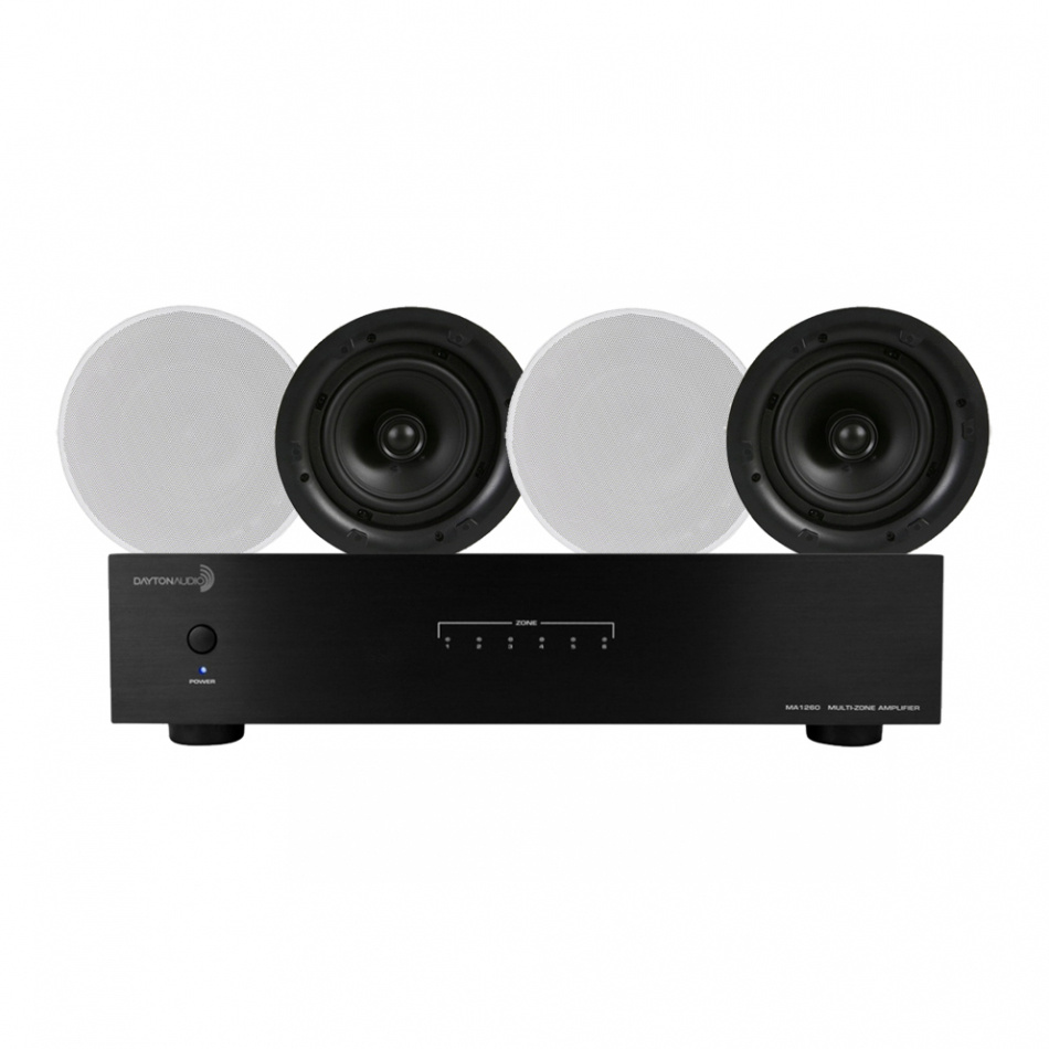 Dayton Audio MA1260 & 2 Paar DLS IC624, Multiroom-Paket