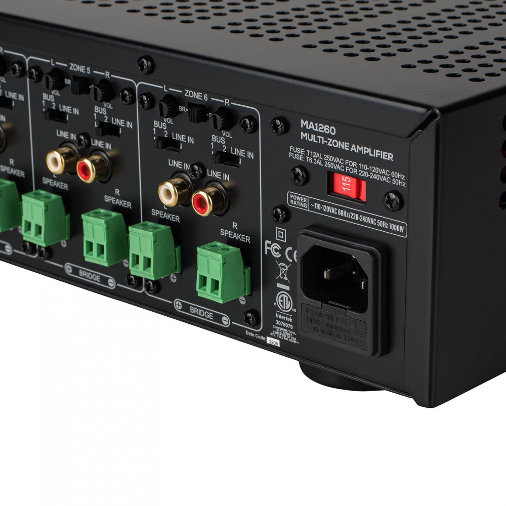 Dayton Audio MA1260 & 2 Paar weiße DLS MB6i Außenlautsprecher