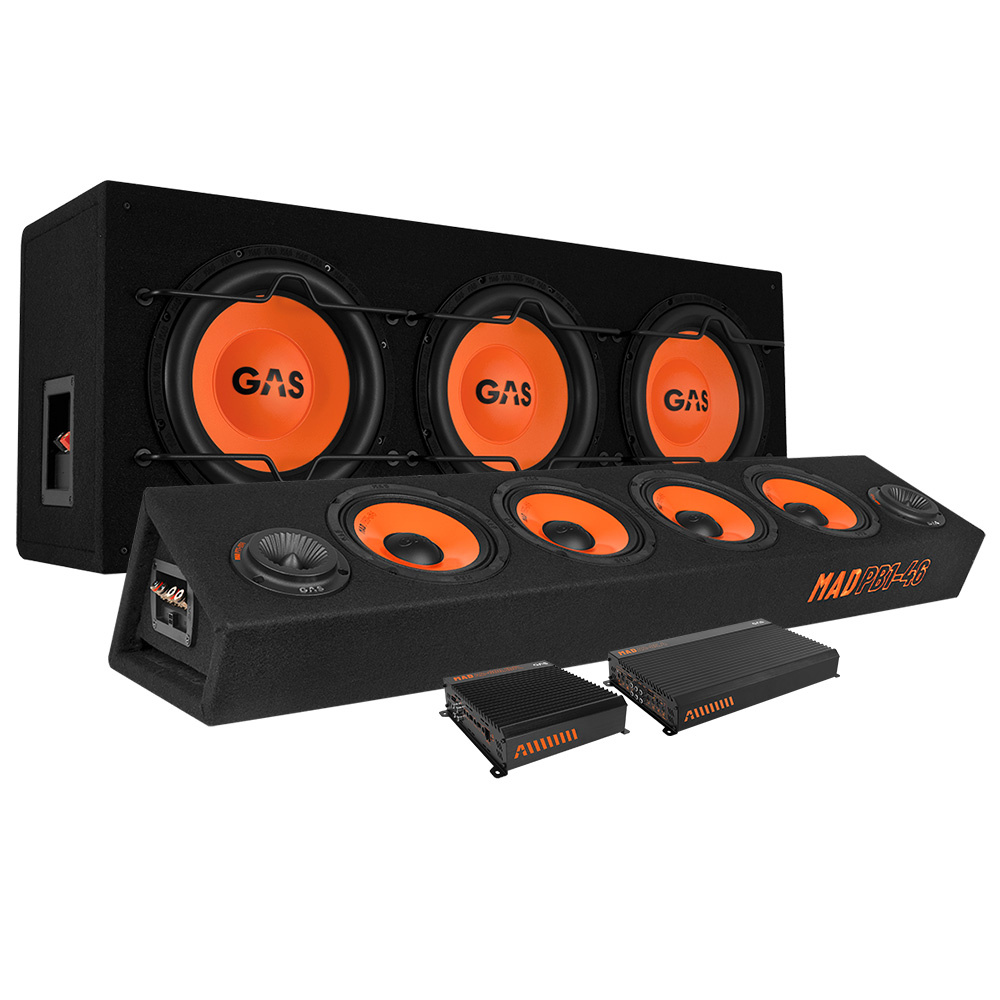 GAS MAD B1-310 & MAD A2-600.1DFL mit GAS MAD PB1-46, Raggarpaket