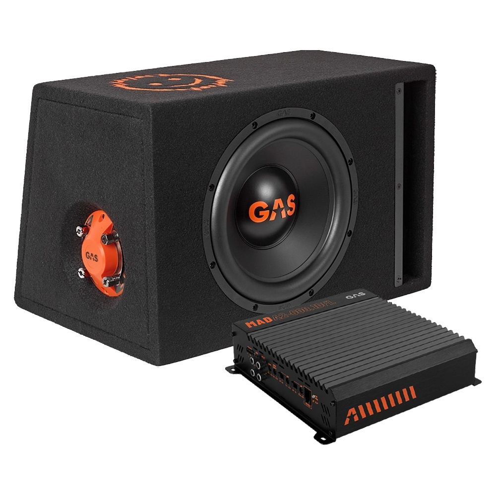 GAS MAD B2-110V 1x10 Zoll & MAD A2-600.1DFL, Basspaket