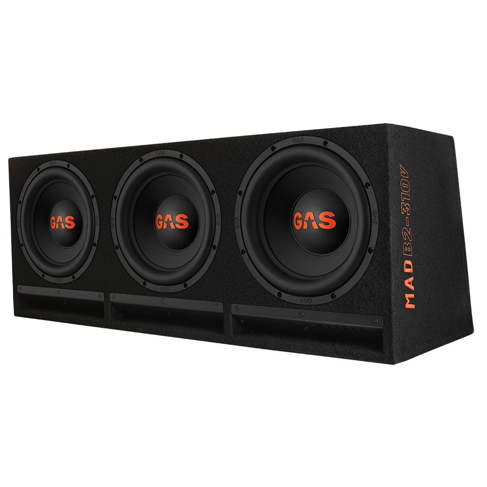 GAS MAD B2-310V Komplettpaket mit Autoradio und Lautsprechern