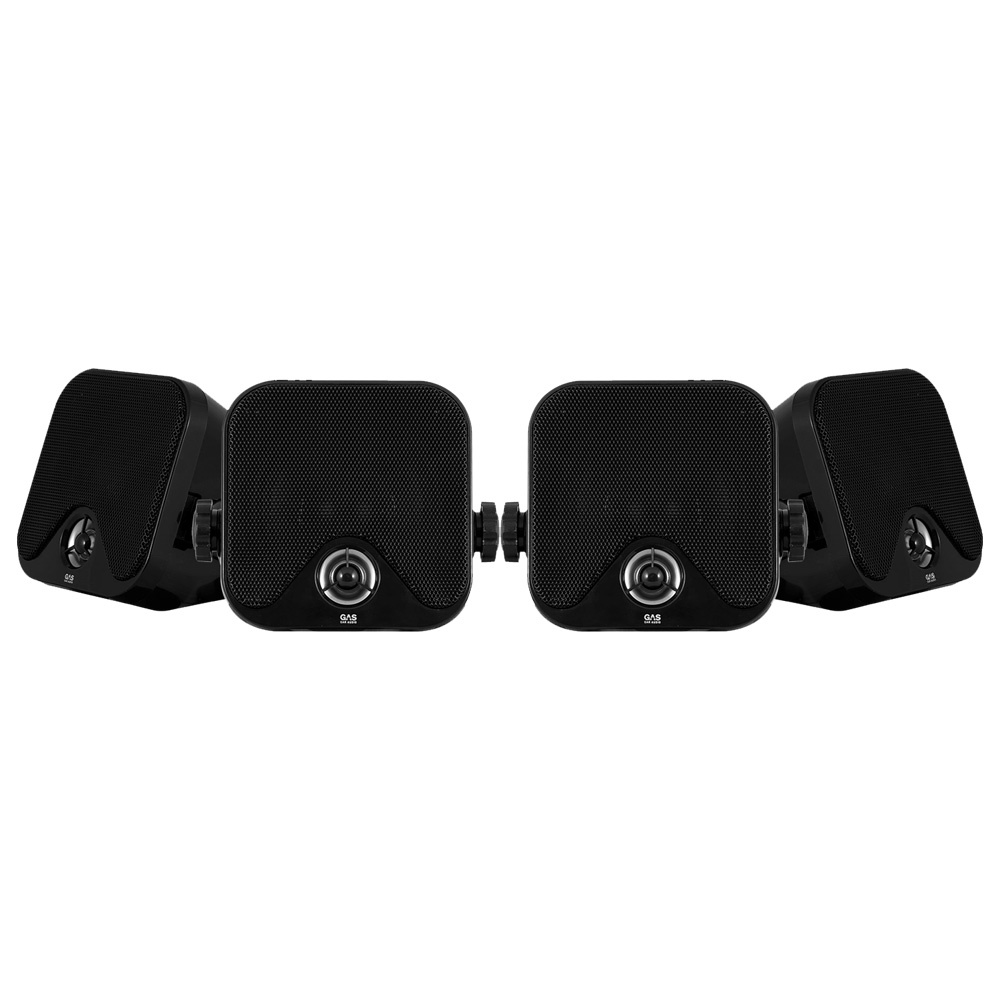 4er-Pack GAS MAD BK1-44, 4-Zoll 2-Wege-Gehäuselautsprecher