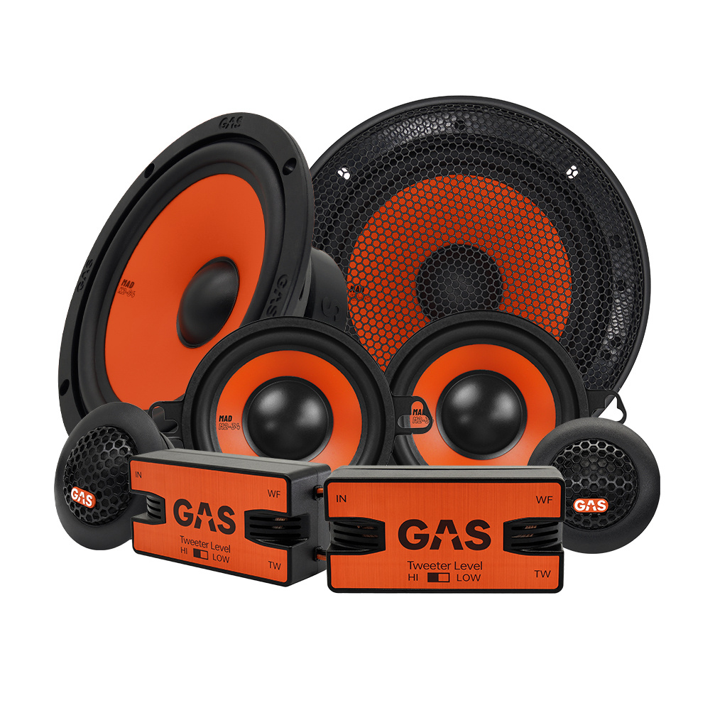 GAS MAD K2-64 & MAD M2-34, 3-Wege-6,5-Zoll-Kit-System