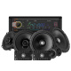 GAS MAD M110-BTR mit DLS Performance-Lautsprechern, Autoradio-Paket GAS MAD M110-BTR mit DLS Performance-Lautsprechern, Autoradio-Paket