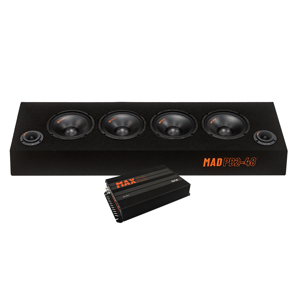 GAS MAD PB2-48 & MAX A2-100.2, kraftvolles 8