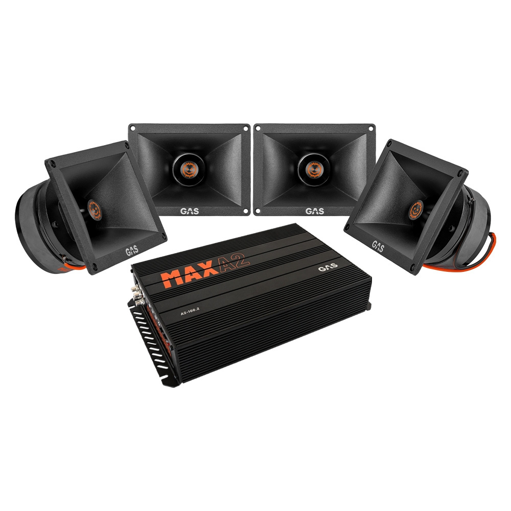 4er-Pack GAS MAD PT3-444 mit MAX A2-100.2