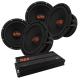 4er-Pack GAS MAD S2-8D2 & MAX A2-1500.1D, Basspaket 4er-Pack GAS MAD S2-8D2 & MAX A2-1500.1D, Basspaket