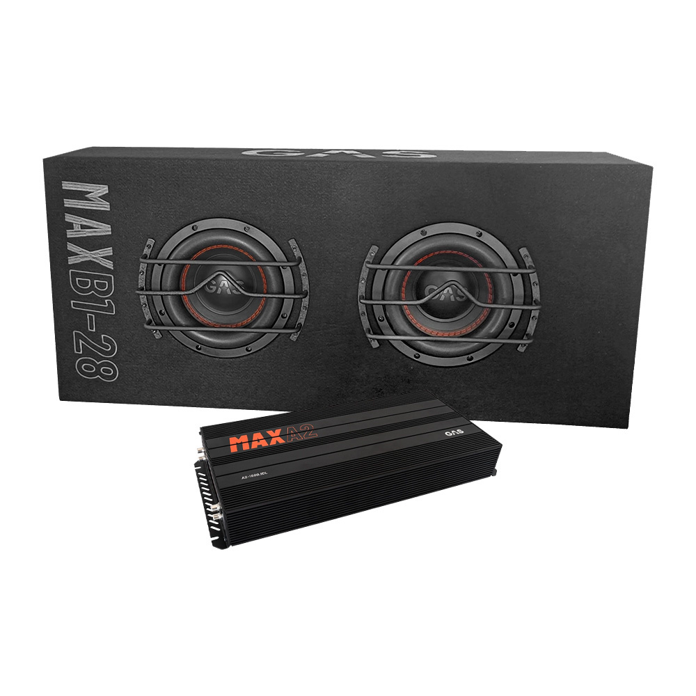 GAS MAX B1-28 mit MAX A2-1500.1DL, Basspaket